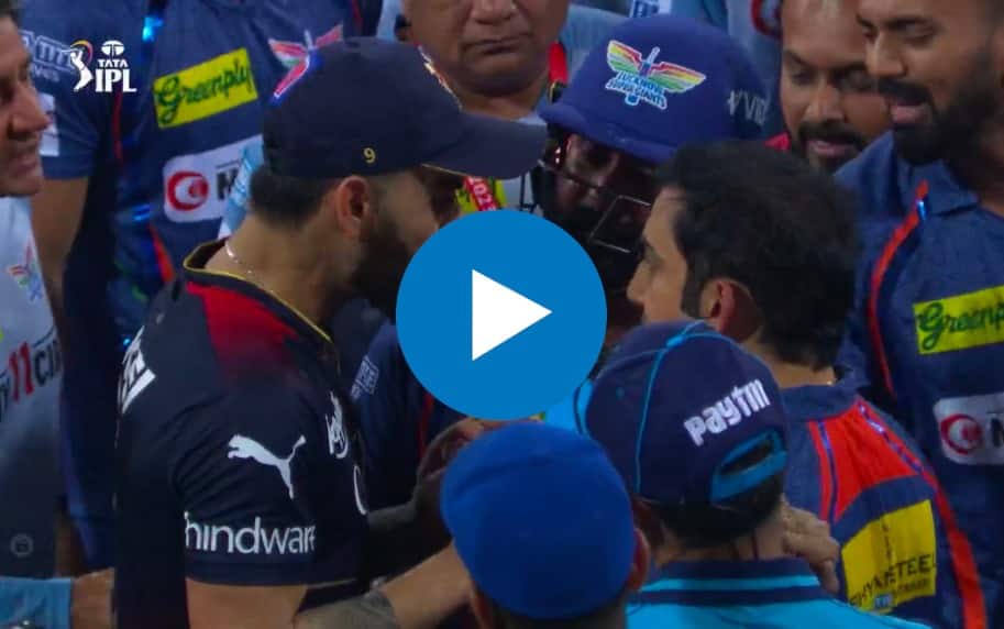 [Watch] Virat Kohli and Gambhir Involved in a Big Fight after LSG-RCB Game